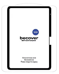 Защитное стекло BeCover 10D для Apple iPad Air 13" M2 2024/Air 13 2025 Black (711676) - фото Защитное стекло BeCover 10D для Apple iPad Air 13" M2 2024/Air 13 2025 Black (711676)