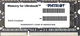 Оперативна пам'ять для ноутбука Patriot SoDIMM DDR3L 8GB 1600 MHz (PSD38G1600L2S)