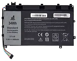 Аккумулятор для ноутбука Dell Latitude 7350 / 271J9 11.4V 3000mAh Black - фото Аккумулятор для ноутбука Dell Latitude 7350 / 271J9 11.4V 3000mAh Black