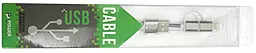 Кабель USB PowerPlant 2M 2-in-1 USB Lightning/micro USB Cable Gray - миниатюра 3