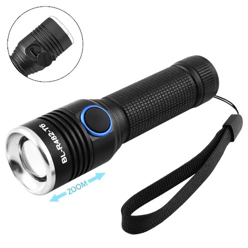 Фонарик Small Sun ZY-R842-T6 Black - фото 3