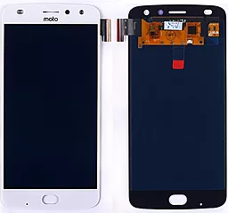 Дисплей Motorola Moto Z2 Play (XT1710-01, XT1710-02, XT1710-07, XT1710-08, XT1710-09, XT1710-10) с тачскрином, (TFT), White - фото Дисплей Motorola Moto Z2 Play (XT1710-01, XT1710-02, XT1710-07, XT1710-08, XT1710-09, XT1710-10) с тачскрином, (TFT), White