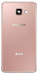 Задня кришка корпусу Samsung Galaxy A5 2016 A510 / A510FD / A510M / A510Y / A5100 зі склом камери Original  Pink