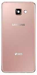 Задняя крышка корпуса Samsung Galaxy A5 2016 A510 / A510FD / A510M / A510Y / A5100 со стеклом камеры Original Pink - фото Задняя крышка корпуса Samsung Galaxy A5 2016 A510 / A510FD / A510M / A510Y / A5100 со стеклом камеры Original Pink