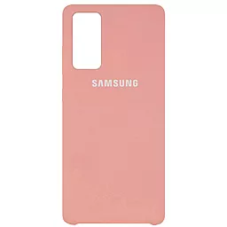 Чехол Epik Silicone Cover (AAA) Samsung G780 Galaxy S20 FE Pink