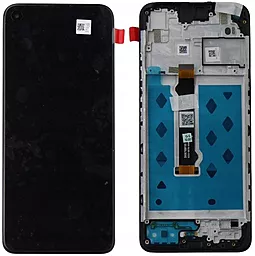 Дисплей Motorola Moto G9 Power (XT2091-3, XT2091-4) с тачскрином и рамкой, оригинал, Black
