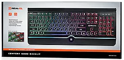 Клавіатура REAL-EL Comfort 8000 Backlit Black USB (EL123100033) - мініатюра 8