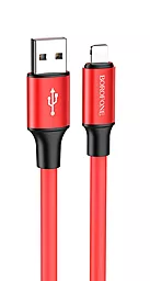 Кабель USB Borofone BX82 Bountiful USB Lightning Cable Red
