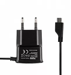 Сетевое зарядное устройство TOTO Travel charger MicroUSB 500 mA (TZS-15) Black