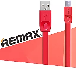 Кабель USB Remax Full Speed micro USB Cable Red (RC-001m) - миниатюра 2