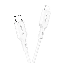 Кабель Borofone BX70 USB Type-C - Lightning 20w 3a 1м PD сable White - миниатюра 3 Кабель Borofone BX70 USB Type-C - Lightning 20w 3a 1м PD сable White - миниатюра 3