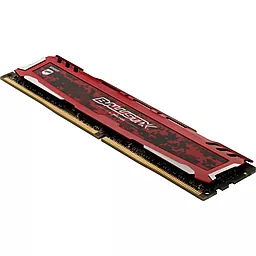 Оперативная память Crucial DDR4 8GB 2400 MHz Ballistix Sport LT Red (BLS8G4D240FSEK) - миниатюра 2