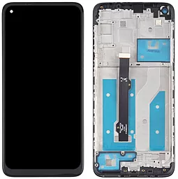 Дисплей Motorola Moto G8 (XT2045) з тачскріном і рамкою, Black