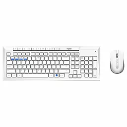 Комплект (клавіатура+мишка) Rapoo (8200M) White - мініатюра 2