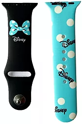 Ремінець Silicone Disney для Apple Watch 38mm/40mm/41mm Minnie Mouse Blue