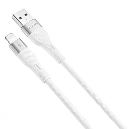 Кабель Proove Light Silicone USB-A - Lightning 12w 2.4a 1м cable White (CCLC20001102) - фото Кабель Proove Light Silicone USB-A - Lightning 12w 2.4a 1м cable White (CCLC20001102)