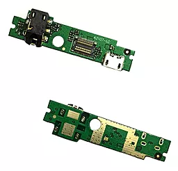 Нижня плата Lenovo A2107 / A2207 з роз'ємом зарядки і роз'ємом навушників - фото Нижня плата Lenovo A2107 / A2207 з роз'ємом зарядки і роз'ємом навушників