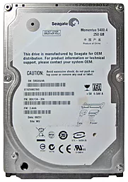 Жорсткий диск для ноутбука Seagate Momentus 5400.4 250 GB 2.5 (ST9250827AS)