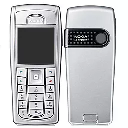 Корпус для Nokia 6230i з клавіатурою Silver
