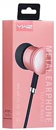 Навушники YWZ 1068/ME68 Pink - мініатюра 2