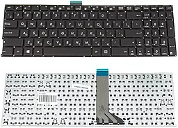 Клавіатура для ноутбуку Asus X502, X551, X553, X555, S500, TP550 без рамки, без кріплень Original Black
