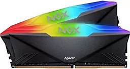 Оперативна пам'ять Apacer 16GB (2x8GB) DDR4 3000MHz NOX RGB (AH4U16G30C08YNBAA-2)