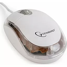 Компьютерная мышка Gembird MUS-U-01-WT White - фото Компьютерная мышка Gembird MUS-U-01-WT White