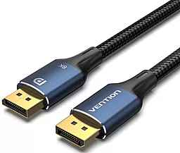 Видеокабель Cotton Braided DisplayPort v1.4 8k 60hz 1.5m blue (HCELG) Vention