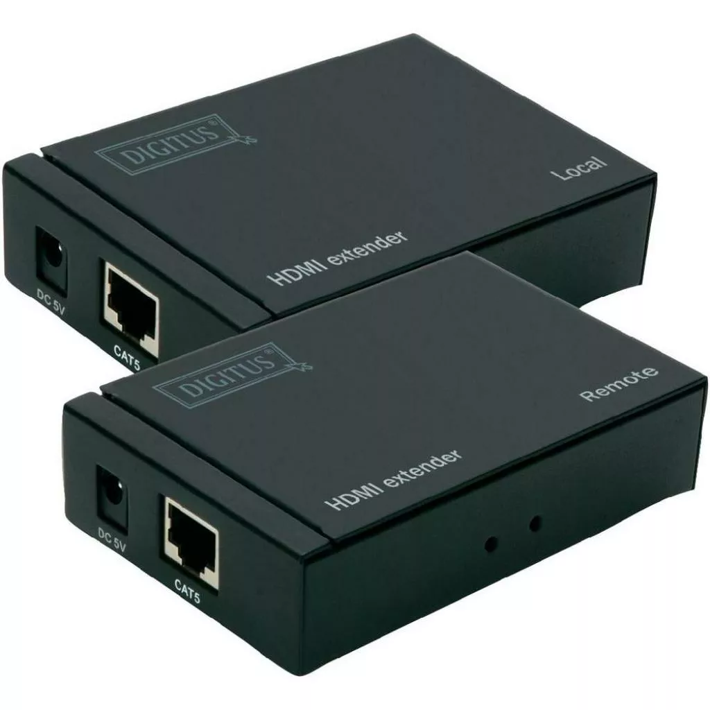 Видео удлиннитель HDMI UTP 50m Black (DS-55100-1) Digitus - фото 1