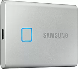 Накопичувач SSD Samsung Portable T7 TOUCH 500 GB (MU-PC500S/WW) Silver - мініатюра 3