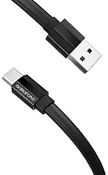 Кабель Borofone BU8 Glory USB-A - Type-C 15w 3a 1.2м cable Black - миниатюра 3 Кабель Borofone BU8 Glory USB-A - Type-C 15w 3a 1.2м cable Black - миниатюра 3