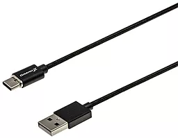 Магнітний USB Кабель Grand-X USB Type-C Cable Black (MG-01C)
