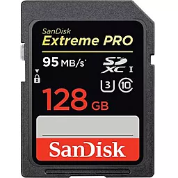 Карта пам'яті SanDisk SDXC 128GB Extreme Pro Class 10 UHS-I U3 (SDSDXPA-128G-G46)