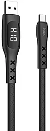 Кабель Hoco S6 Sentinel USB-A - Type-C 12w 2.4a 1.2м cable Black - фото Кабель Hoco S6 Sentinel USB-A - Type-C 12w 2.4a 1.2м cable Black