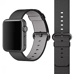 Ремінець для годинника Coteetci W11 Nylon Band Black for Apple Watch 42mm/44mm/45mm/49mm (WH5215-BK)