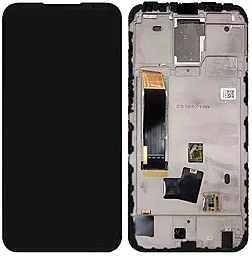 Дисплей Meizu 16X (M872) з тачскріном і рамкою, оригінал, Black