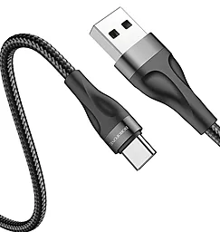 Кабель Borofone BX61 Source USB-A - Type-C 15w 3a 1м cable Black - мініатюра 2 Кабель Borofone BX61 Source USB-A - Type-C 15w 3a 1м cable Black - мініатюра 2