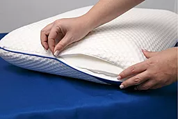 Подушка ортопедическая для сна HighFoam Noble Bliss M для спины и шеи латексная эргономичная - миниатюра 4
