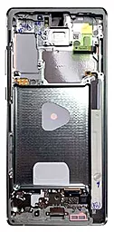 Рамка для дисплея Samsung Galaxy Note 20 N980 Aura Grey - фото Рамка для дисплея Samsung Galaxy Note 20 N980 Aura Grey