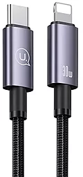 Кабель Usams US-SJ672 Sufeng Series USB Type-C - Lightning 30w 3a 1.2м PD сable Tarnish - фото Кабель Usams US-SJ672 Sufeng Series USB Type-C - Lightning 30w 3a 1.2м PD сable Tarnish