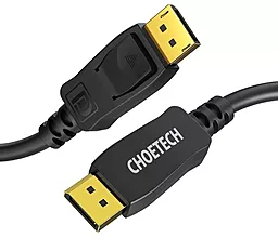 Відеокабель Choetech DisplayPort - DisplayPort v1.4 8k 60hz 2m black (XDD01-BK) - мініатюра 3