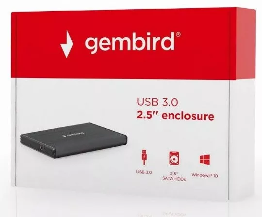 Кишеня для HDD Gembird 2.5" USB3.0 (EE2-U3S-3) Black - фото 6