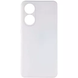 Чехол Silicone Case Candy Full Camera для Oppo A58 4G White