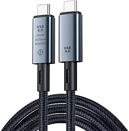 USB PD/HD Кабель XoKo USB4.0 240w 5a 1.2m USB Type-C - Type-C cable black (XK-SC-2-240W)