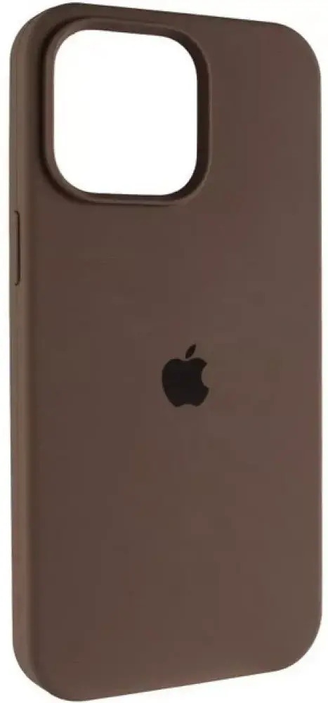 Чехол Silicone Case Full для Apple iPhone 16 New Brown - фото 1
