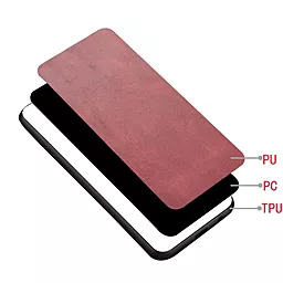 Чехол Cosmic Leather Case для Xiaomi Redmi 12 4G Red - миниатюра 3