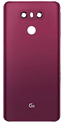 Задня кришка корпусу LG G6 H870 / G6 H871 / G6 H872 / G6 H873 / G6 LS993 зі склом камери, Original Raspberry Rose - фото Задня кришка корпусу LG G6 H870 / G6 H871 / G6 H872 / G6 H873 / G6 LS993 зі склом камери, Original Raspberry Rose
