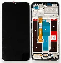Дисплей Realme C35 с тачскрином и рамкой, Black - фото Дисплей Realme C35 с тачскрином и рамкой, Black