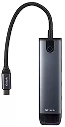Мультипортовый USB Type-C хаб McDodo 5-in-1 gray (HU-7750)
