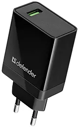 Сетевое зарядное устройство Defender 18w QC3.0 home charger black (UPA-101) - фото Сетевое зарядное устройство Defender 18w QC3.0 home charger black (UPA-101)